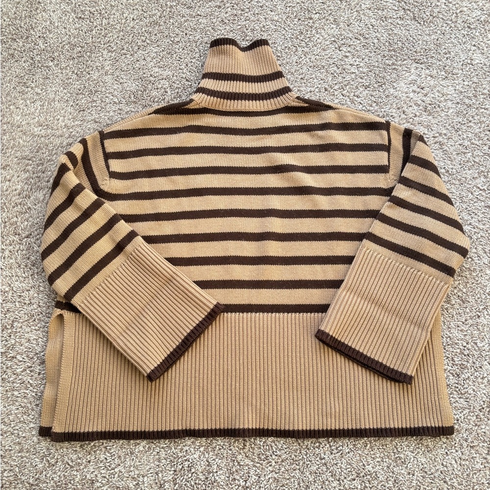 Brown and Cream Toteme sweater
